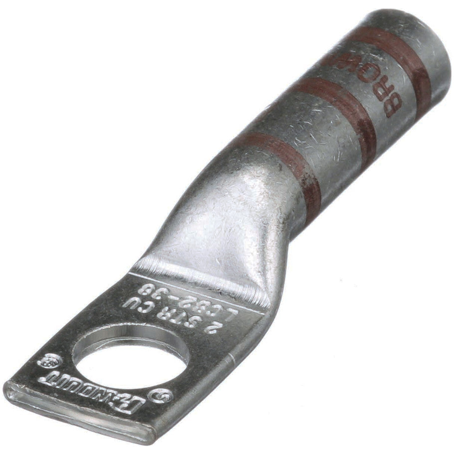 One-Hole Long Barrel Lug, 3/8 in. Stud, Brown