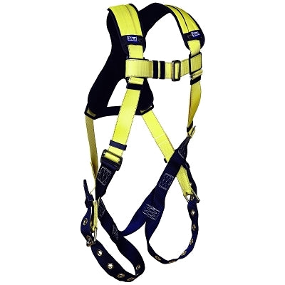 3M 1101258 Delta Vest Safety Harness, Back D-Ring, Yellow/Navy, 3X-Large