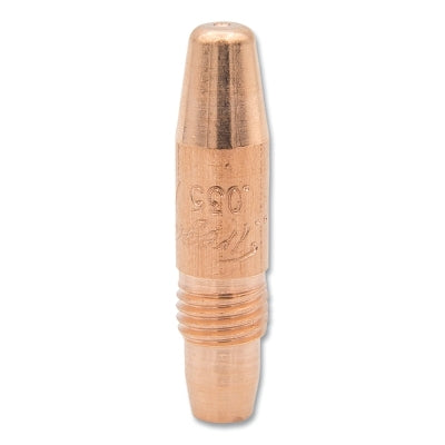 TOUGH LOCK Contact Tip, 0.035 in Wire, Heavy-Duty, Copper, Tapered
