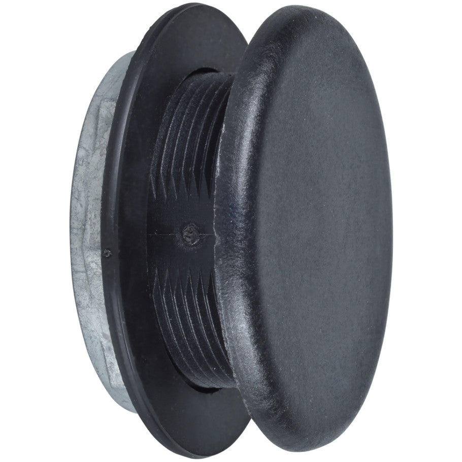 Black 30mm Pushbutton Closing Plates
