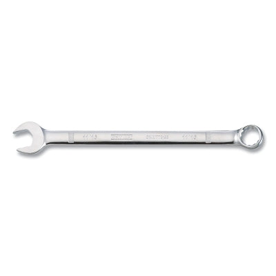 Combination Wrench, 11/16 in, 8-25/32 in OAL, 12-point, Full Polish Chrome