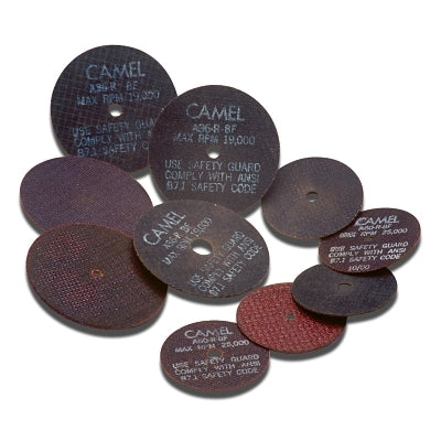 Cut-Off Wheel, Die Grinders, 3 in Dia, 1/8 in Thick, 3/8 in Arbor, 24 Grit