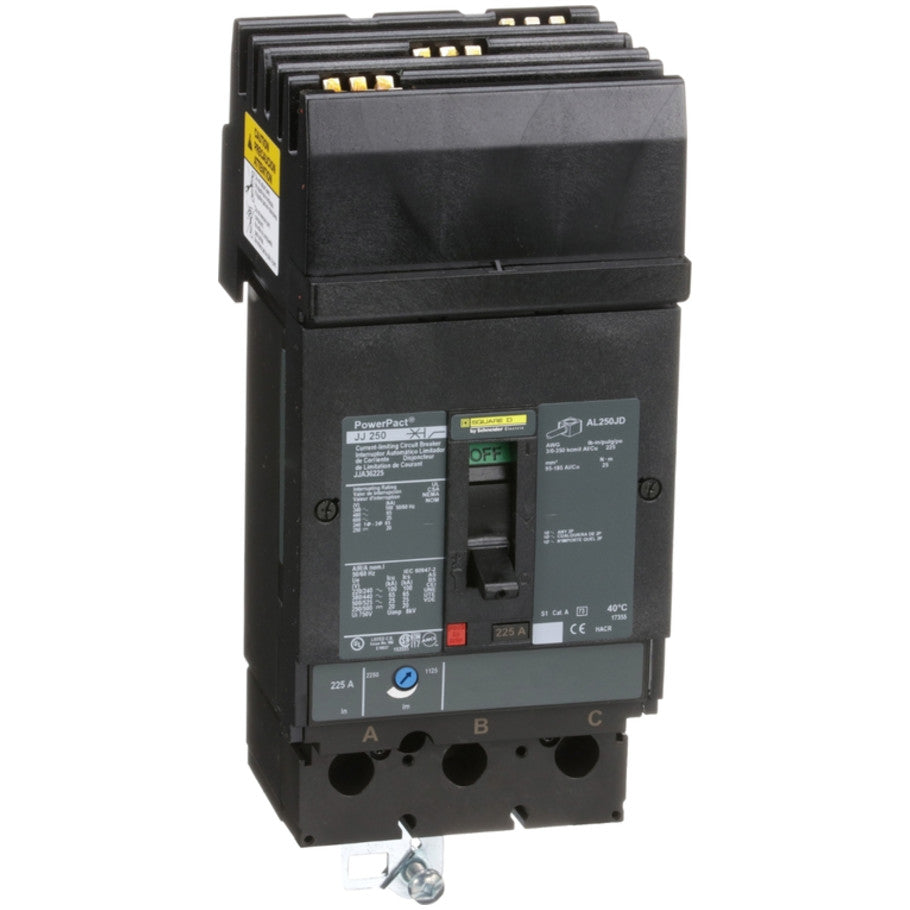 J-Frame 25kA AIR Thermal Magnetic UL Current Limiting 225A 600V 3-Pole Circuit Breaker