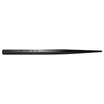 Line-Up Punch - Full Finish, 15 in, 1/4 in Tip, Alloy Steel