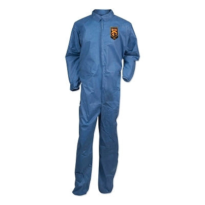 A20 Breathable Particle Protection Coveralls, Blue Denim, 4X-Large, ZF, EWA