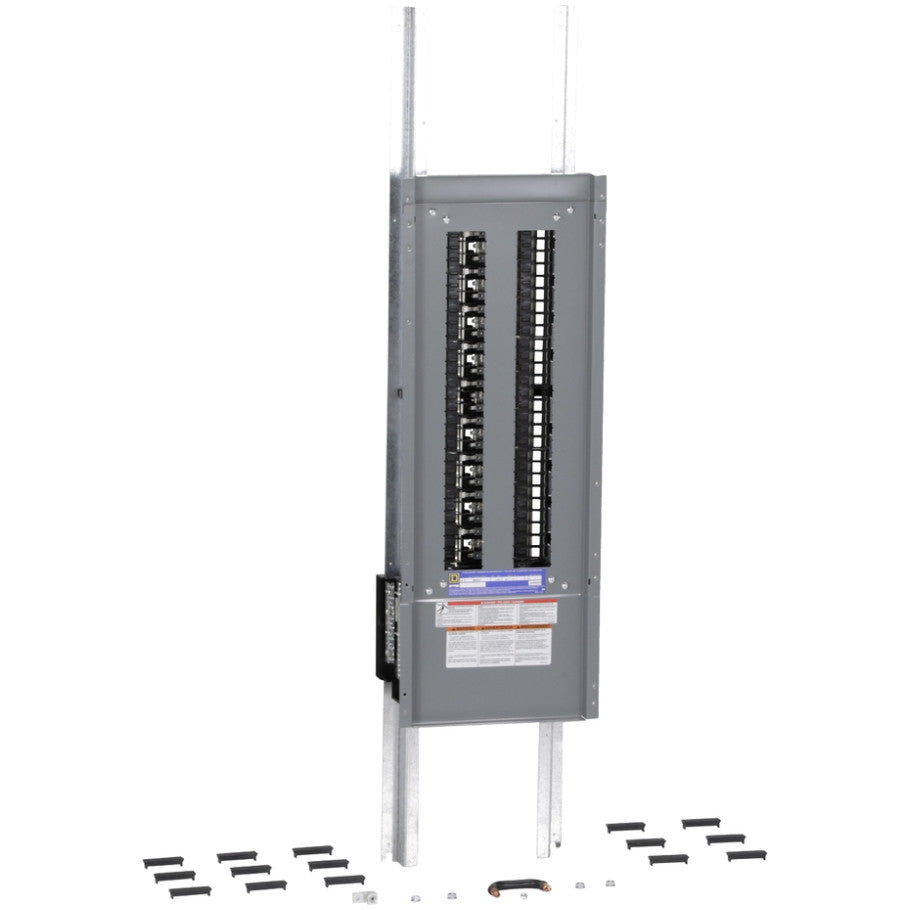 Panelboard Interior, Nq, Main Lugs, 400A, Cu Bus, 54 Pole Spaces, 3 Phase, 4 Wire, 240 Vac, 48 Vdc