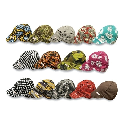 Style 1000 Single Sided Cap, Size 7-1/4, Assorted Prints