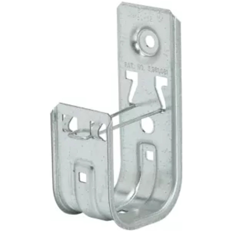 Cable Hook For 4 Pair UTP Cat 5e or 2 Strand Fiber Optic Cable or Cat 6, 2 in., Natural