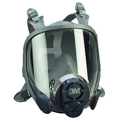 3M 6900DIN Full Facepiece Respirator 6000 Series, Large