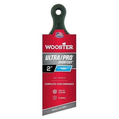 Ultra/Pro Paint Brushes, 2 in W, Nylon/polyester, rubberized handle
