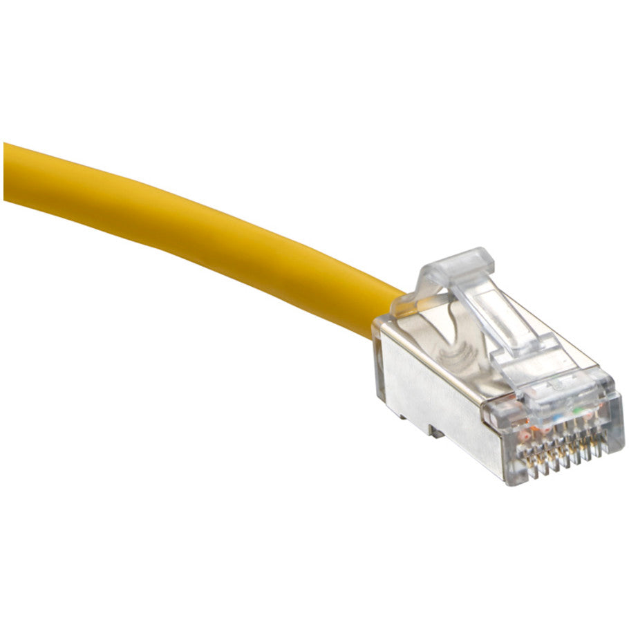 Cat 6A Small Diameter High-Flex Patch Cord, 1 ft. (0.30 m), Yellow