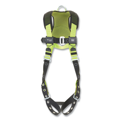 H500 Industry Comfort Full Body Harness, Back D-Ring, Tongue Leg/Mating Chest Buckles, Universal Large/X-Large