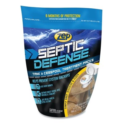 Septic Defense Tank and Cesspool Treatment, 12 oz, Packet