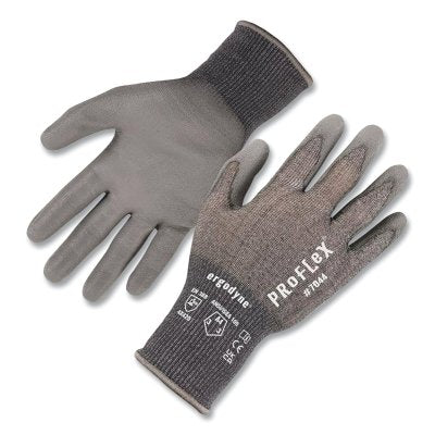 ProFlex Polyurethane Coated Cut-Resistant Gloves, 7044, 18 Gauge, 2X-Large, Gray