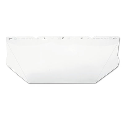 V-Gard Accessory System General Purpose Visor, Clear, Contoured, 17 in W x 8 in H