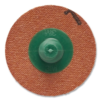 3M 051144-22394 Roloc Discs 361F, Aluminum Oxide, 3 in dia, TR, 50 Grit, 20000 RPM