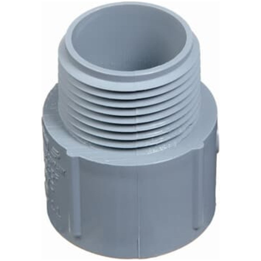Carlon Male Adapter, PVC, Schedule 40/80 Conduit, 1-1/2in.