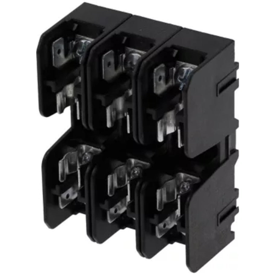 Fuse Block, Class CC, Screw With Quick Connect, 3-Pole
