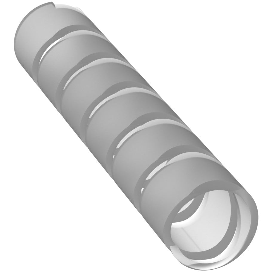 T62F-C Spiral Wrap, Natural, PE, 0.5" Min Dia., PK1
