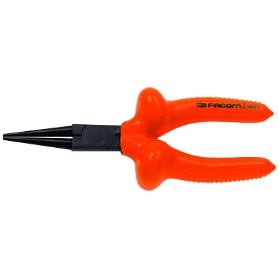 Insulated Round Needle Nose Pliers, 6 1/2 in; 6 7/8 in