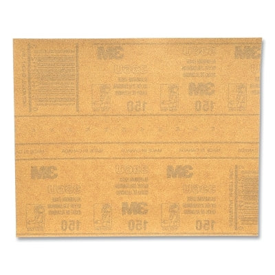 3M 051144-02115 346U Paper Sheet, Aluminum Oxide, D-Weight, 80 Grit