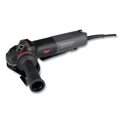 3M 068060-11131 Electric Angle Grinder, 11131, 6 in dia, 13 A, 9300 RPM, Variable Speed, Paddle Switch