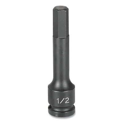 Impact Driver, 1/2 in Drive, 4 in L, Hex