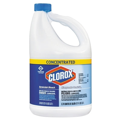 Concentrated Germicidal Bleach, 121 oz, Bottle, Bleach Scent