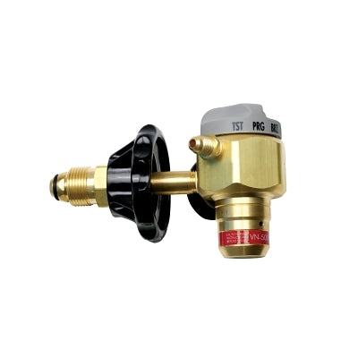 VN Series HVAC Nitrogen-Purging Regulator/Flowmeter, 35 to 25 SCFH Purge/3 to 6 SCFH Braze, 5-1/2 in L, CGA-580