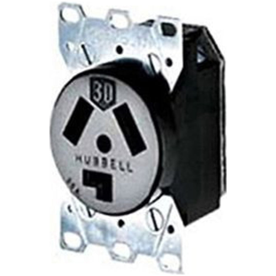 3-Pole 3-Wire 30A 125/250V Non-Grounding Receptacle 10-30R