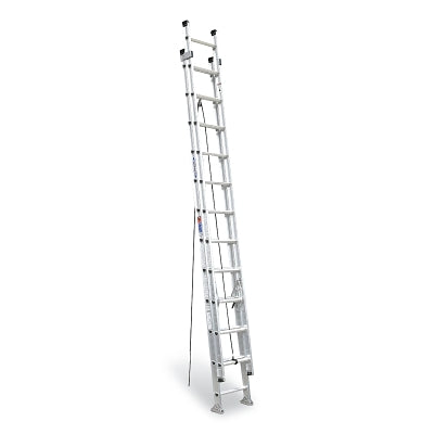 Aluminum D-Rung Extension Ladder, D1524-2, Type IA, 24 ft L,18.125 in W, 300 lb Load Capacity