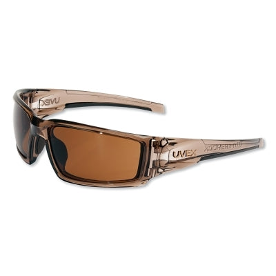 Hypershock Safety Eyewear, Espresso Polycarbonate Lens, HydroShield AF, Smoke Brown Polycarbonate Frame