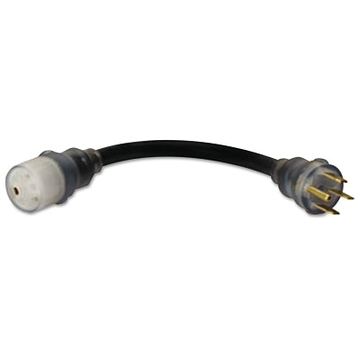 8/3 STW 14-50 - 6-5 0 Welder Adapter, 1-1/2 ft, Black