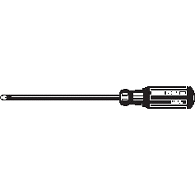 #3 PHILLIPS SCREWDRIVER; Profilated Phillips-Tip Cushion-Grip Screwdriver, #3