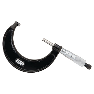 436.1 Outside Micrometer, 436.1XRL-2 Model, 1 in to 2 in Range, 0.001 in Graduation, Ratchet Thimble
