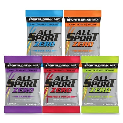 ZERO Sports Drink Mix Pouches, Assorted Flavors, 2.5 gal