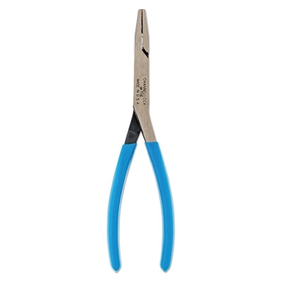 Long Reach Plier, Flat Nose, High Carbon Steel, 8 in