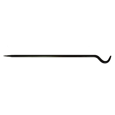 Die Separating Bar, 5/8 in Hex, 18 in, Chisel - Gooseneck, Point Tip