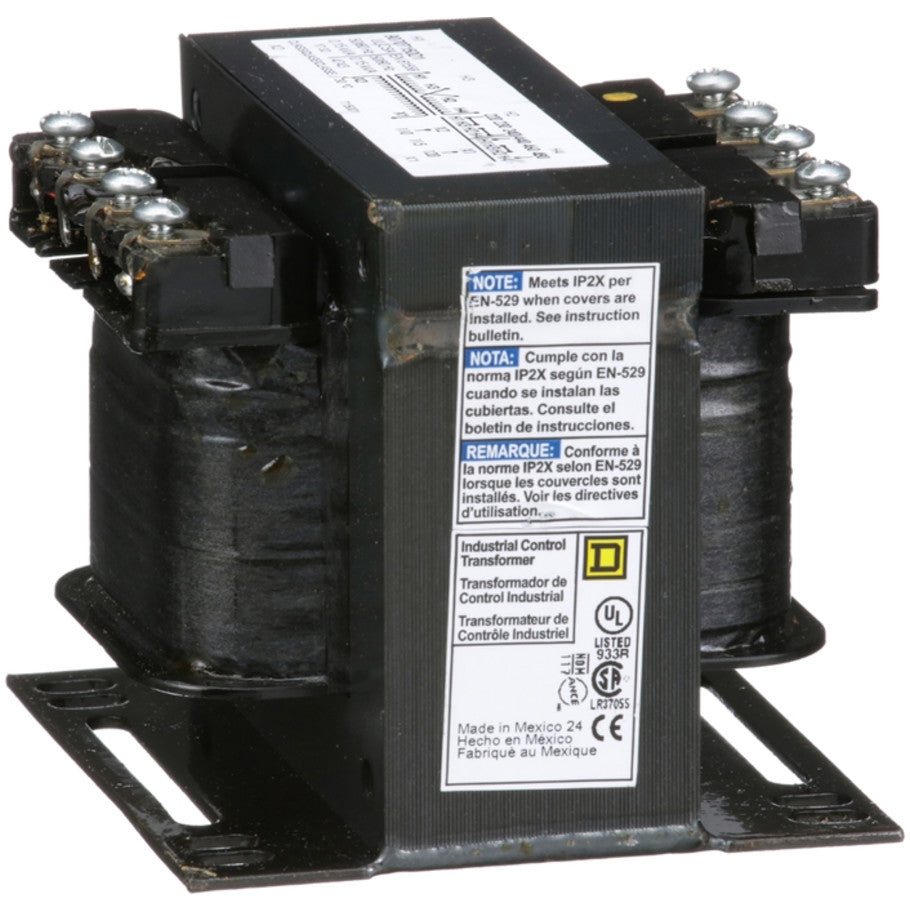 Type T Industrial Control Transformer, 1-Phase, 240x480V Primary, 120V Secondary, 150VA