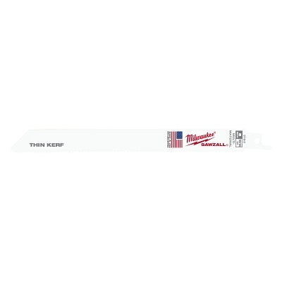 SAWZALL Standard Multi-Material Blade, 8 in L x 5/8 in W, 10/14 TPI, 5 EA/PKG