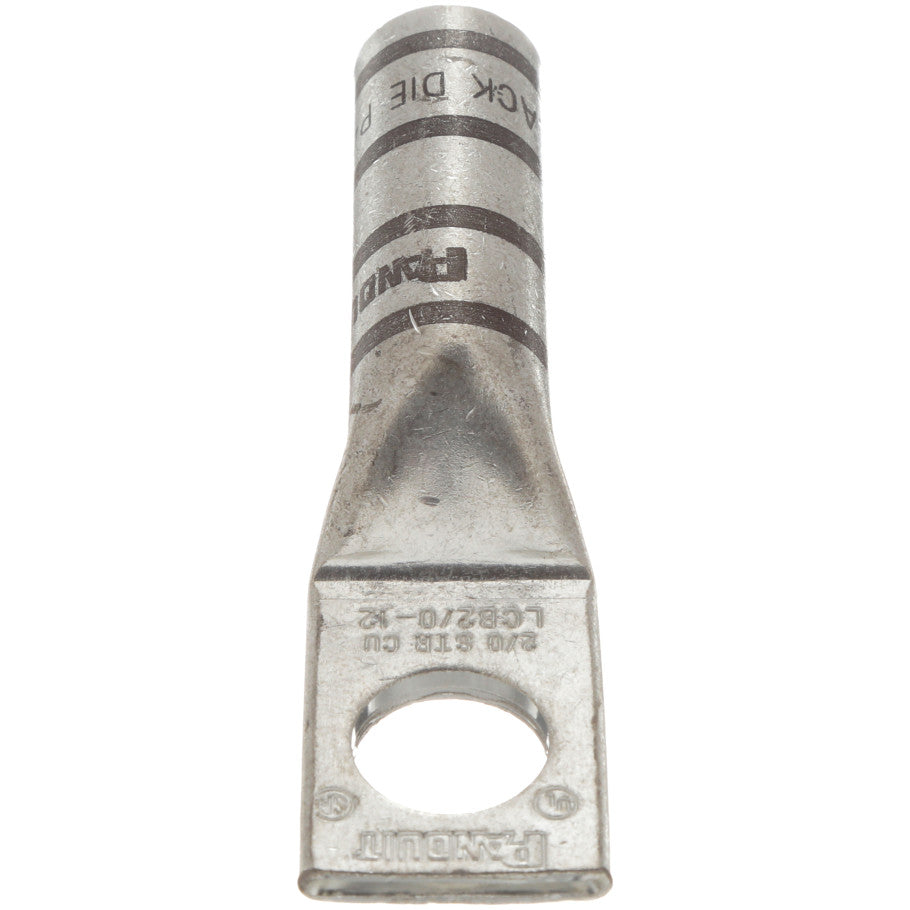 One-Hole Long Barrel Lug, 1/2 in. Stud, Black