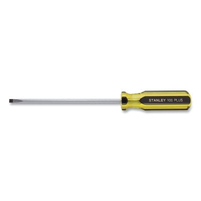 100 Plus Light Blade Cabinet Tip Screwdriver, 3/16 in tip, 9-3/4 in L
