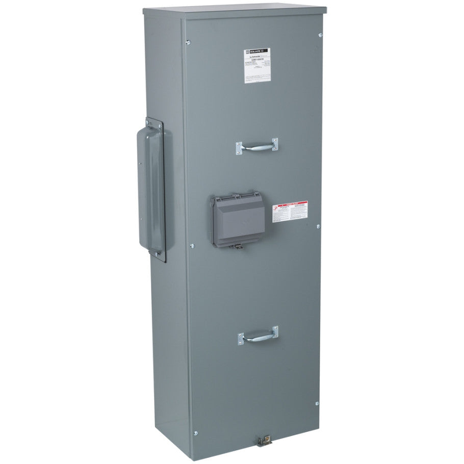 Main circuit breaker unit, EZ Meter-Pak, 1000A, 120/240VAC, 1ph/3W, 1000A bus, 65kA, OH/UG, Type 3R