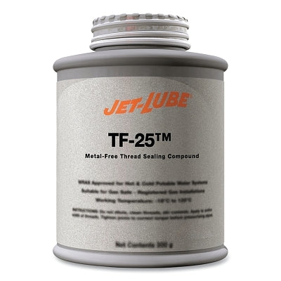 TF-25 Heavy Duty Thread Sealant, .5 lb, Black, Brush Top Can