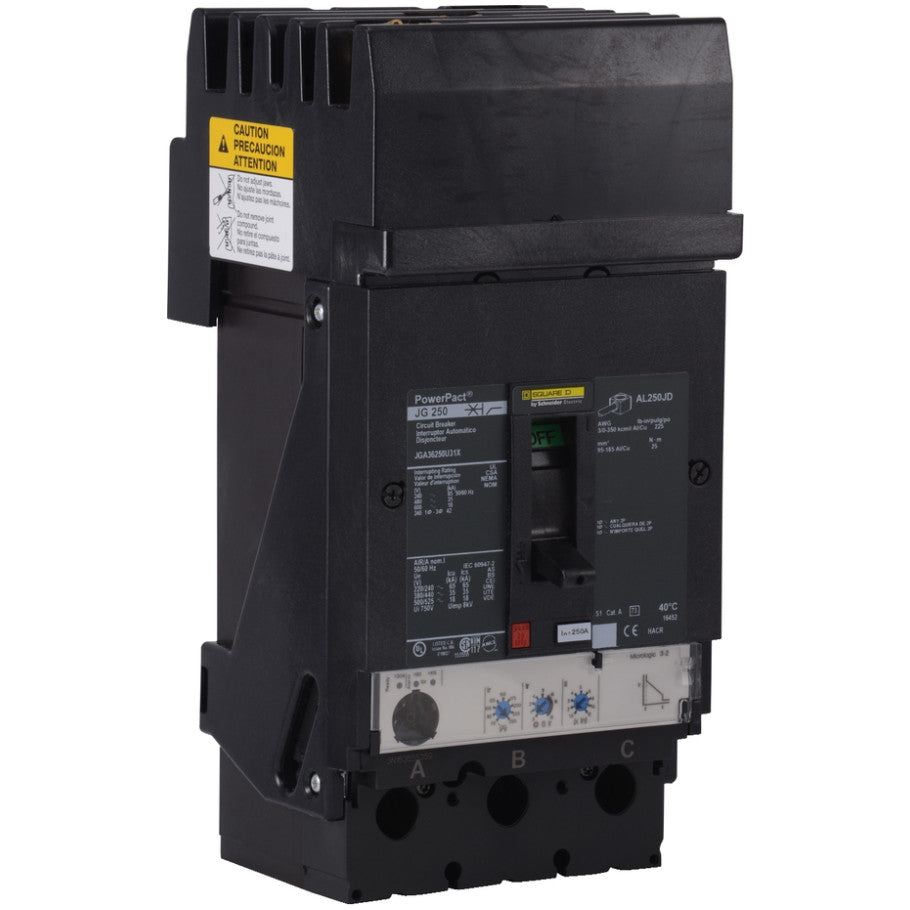 Molded Case Circuit Breaker, 250A, 600V, Plug-In