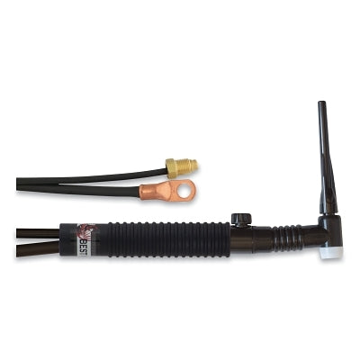 26FVMT TIG Torch Package, Air Cooled, 200 A, Flex Head with Valve, 2-Pc 25 ft Cable, Vinyl