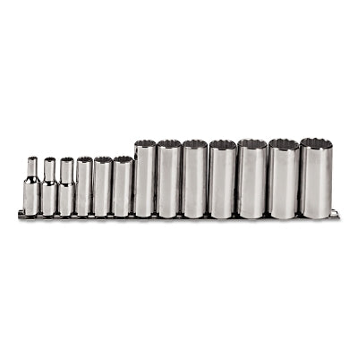 Torqueplus Deep Socket Set, 13-Pc, 3/8 in, 12-point