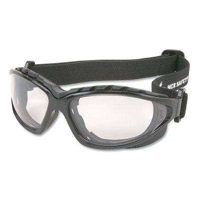 Swagger RP3 Series Safety Glasses, Clear Lens, Polycarbonate, Anti-Fog Coating, Black Frame