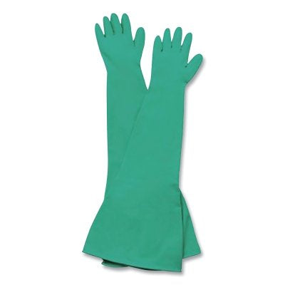 Nitri-Box Nitrile Glovebox Sleeves, Size 10, Green