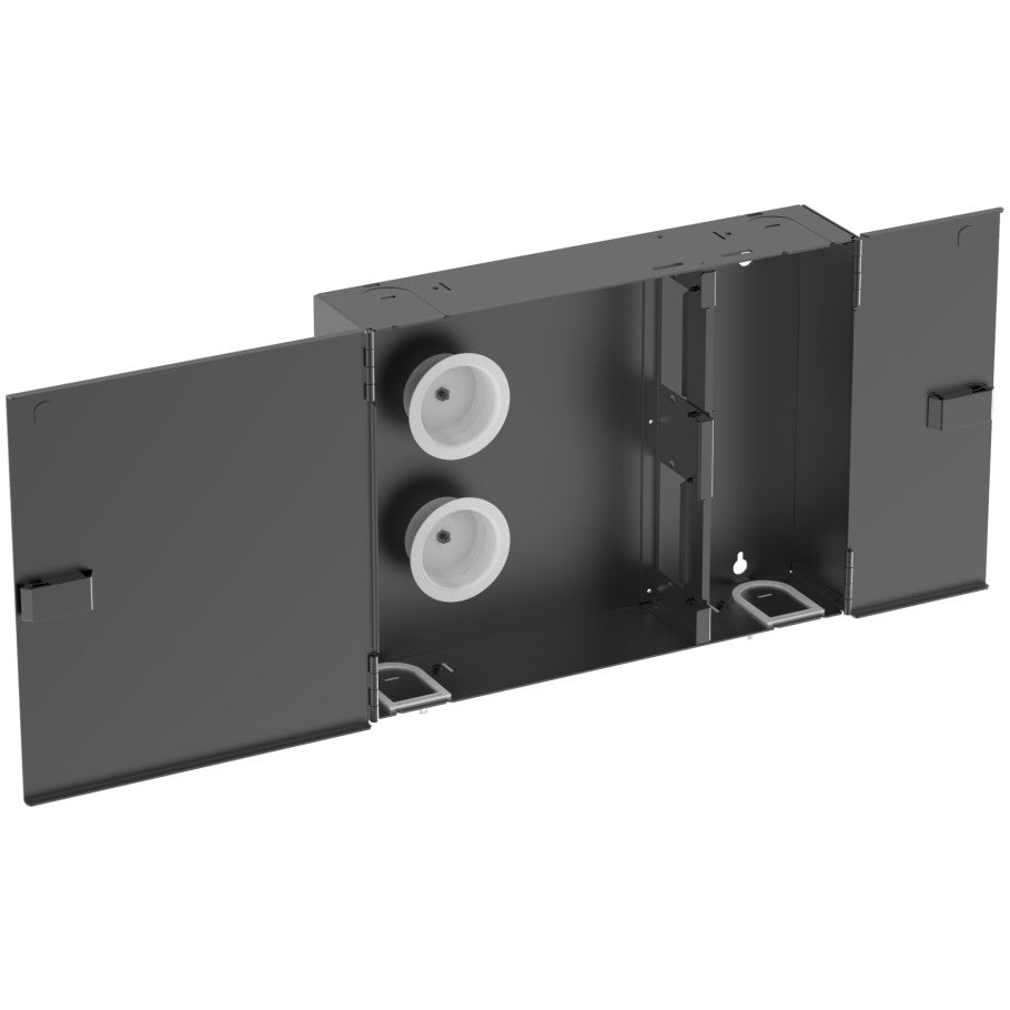 Opticom Enclosure, Fiber Optic, Wall Mount, 4 Panel